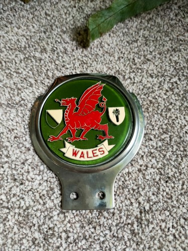 Vintage wales car - car, badge