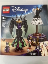 LEGO Disney Villains Maleficent’s & Cruella De Vil’s Dresses 43262 New 