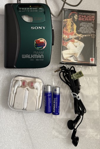 Sony fx121 green walkman - sony, wm-fx121