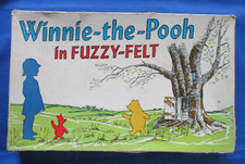 Vintage Fuzzy Felt Winnie The