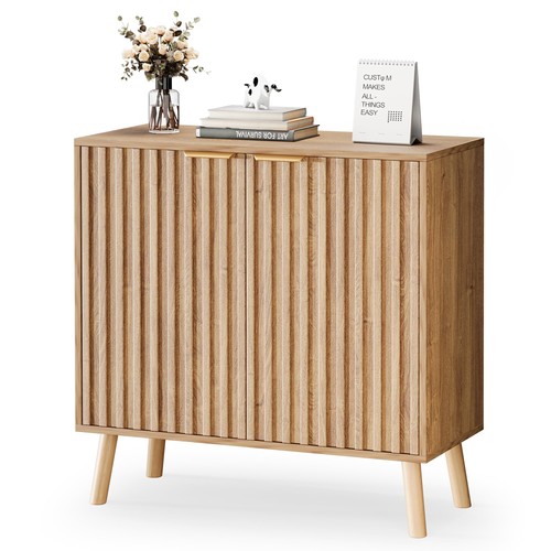 Oak sideboard storage - sideboard, cabinet