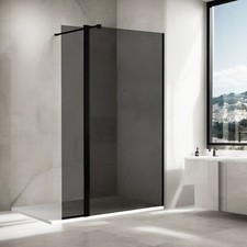 Wet Room Black Shower Screen