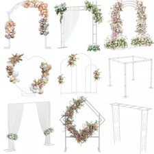 Large High Wedding Arch Backdrop Stand Balloon Rose Flower Climbing Frame Bouque