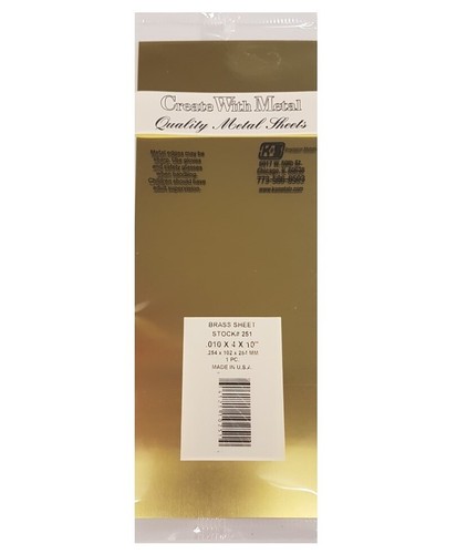 Brass sheet various sizes - brass,