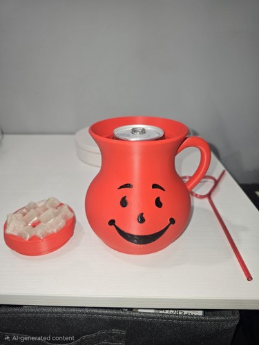 Printed kool aid - 3d, red