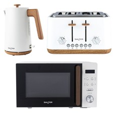 Salter COMBO-9196 Toronto Kettle, Toaster, Microwave Set – Kitchen Countertop