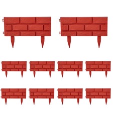 10pcs Brick Effect Plastic