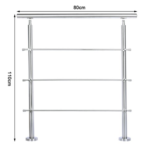 Stainless steel balustrade - steel,