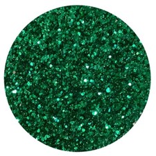 100g CHUNKY 040” 1mm EMERALD GREEN GLITTER FOR WALLS PAINT ADDITIVE / CRAFTS
