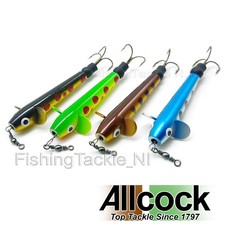 Allcock Metal Devon Minnow Sinking Salmon / Trout Lures Spinners - All Colours