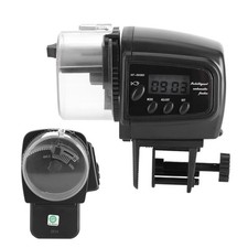 Digital LCD Electronic Fish Feeder Dispenser Timer Automatic Aquarium Tank UK
