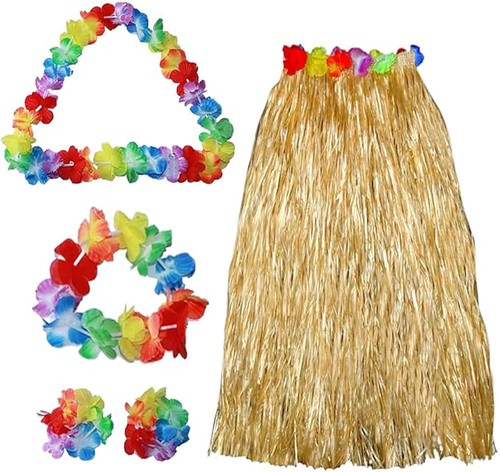 Pcs hawaiian hula skirt - pcs,