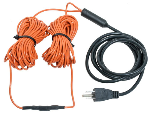 Jump start soil heating cable - start,