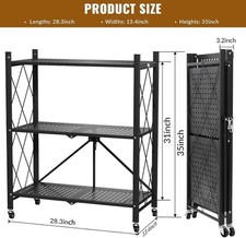 3 Tier Folding Shelf with