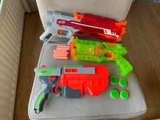 Nerf 3 pack of pistols - read