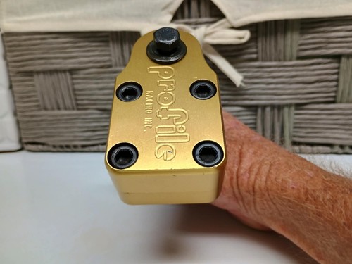 Old school bmx gold profile - old,