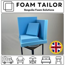UPHOLSTERY FOAM CUT TO SIZE, HIGH DENSITY, SEATING,BED, CAMPERVAN,CARAVAN,CHAIR