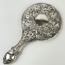 Antique Solid Silver Backed