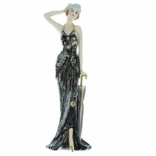 Figurine Lady Ornament Rose