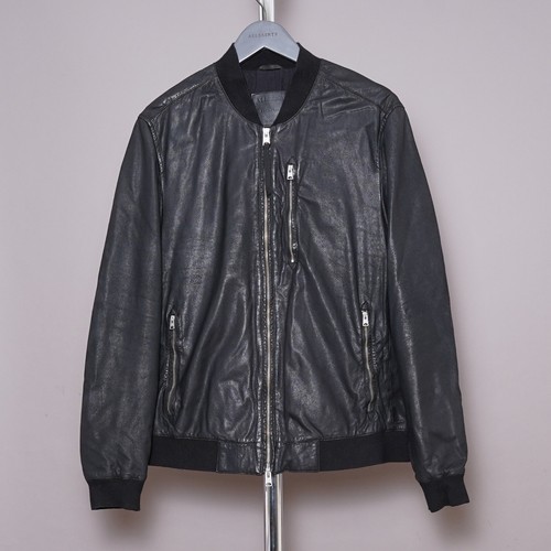 All saints leather jacket mens - leather,