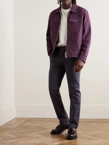 Purple spread collar racer - purple,