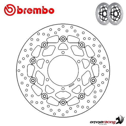 Pair brembo serie oro front - of,