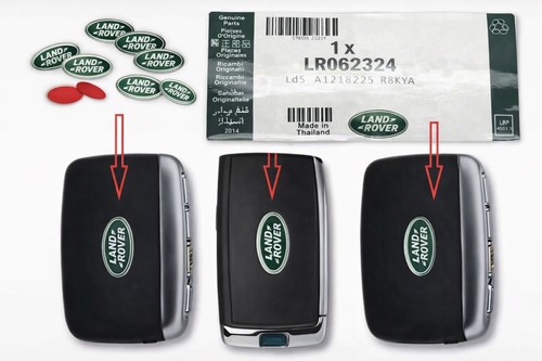 Land rover key fob - badge, set
