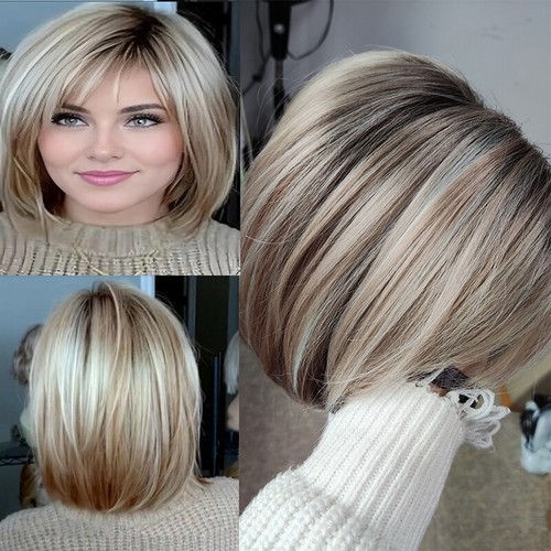 Short bob wigs - short,