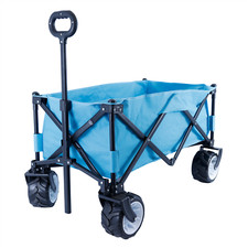 Large Wheel Folding Wagon Pull