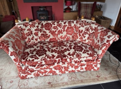 Knole sofa oatmeal coloured - -,