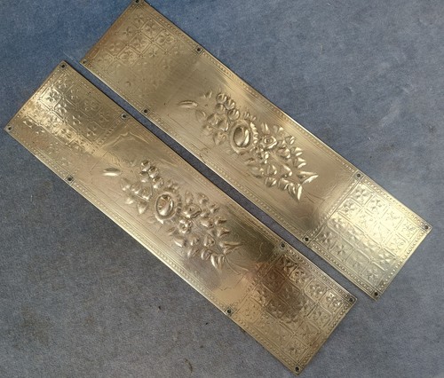 Pair brass door - brass,