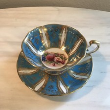 PARAGON Teacup Saucer Blue &