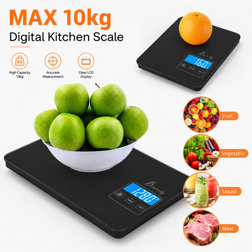 10kg kitchen scales digital - 10kg,
