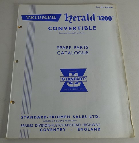 Parts catalogue spare - /,