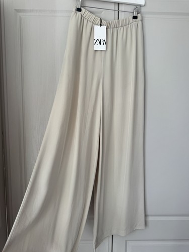 Zara off white beige wide - zara,