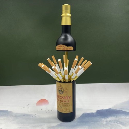 Pop wine bottle cigarette - bottle,