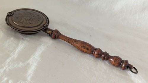Small antique brass chestnut - small,