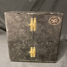 Mappin & Webb Angelus Boxed Clock very heavy brass 1930's Needs Repair -(1733)