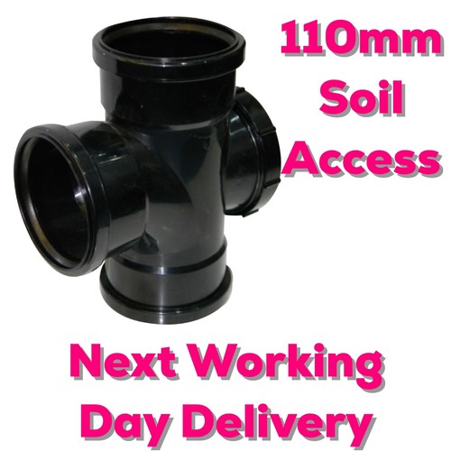 110mm soil pipe - pipe, tee