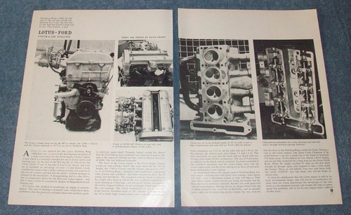 1962 lotus ford twin - lotus, twin-cam