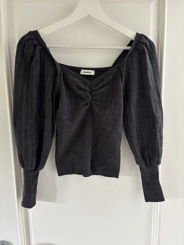 Sandro grey puff - grey, jumper