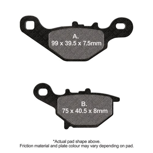 Ebc motorcycle series brake - r,