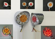 2 x Chrome LED Side Mirror