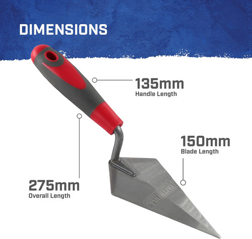 Soft grip pointing trowel for - soft-grip,