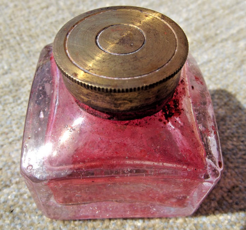 Writing slope box inkwell - box, 38