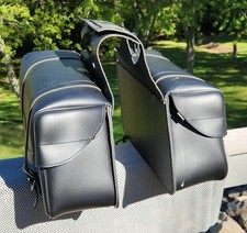 Genuine Saddlemen Lg. Size Highwayman Slant Saddlebags 15 1/2" L x 6" W x 9 1/2