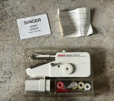 Singer Handy Stitch Handheld Sewing Machine Portable Stitcher w/ Accessories