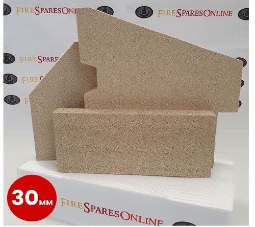 30mm vermiculite fire brick - 30mm,