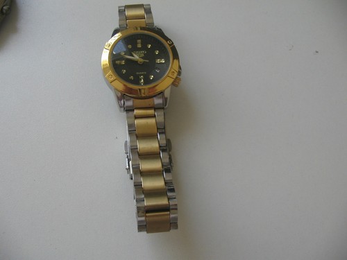 Seiko two tone black dial - two,