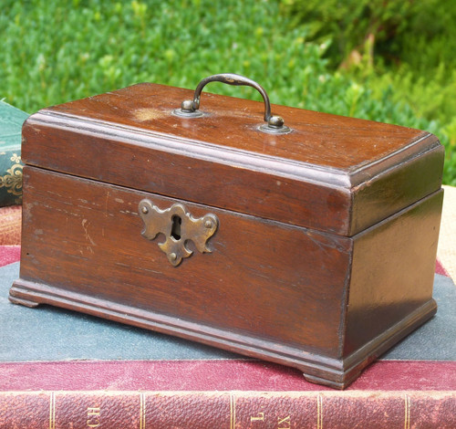 Georgian tea caddy - wooden, box